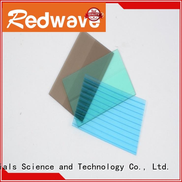 Redwave inexpensive plastic roofing sheets with good price for scenic buildings