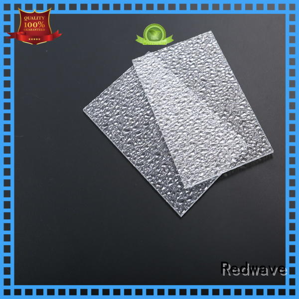 Redwave diamond polycarbonate sheet in bulk for ocean hall